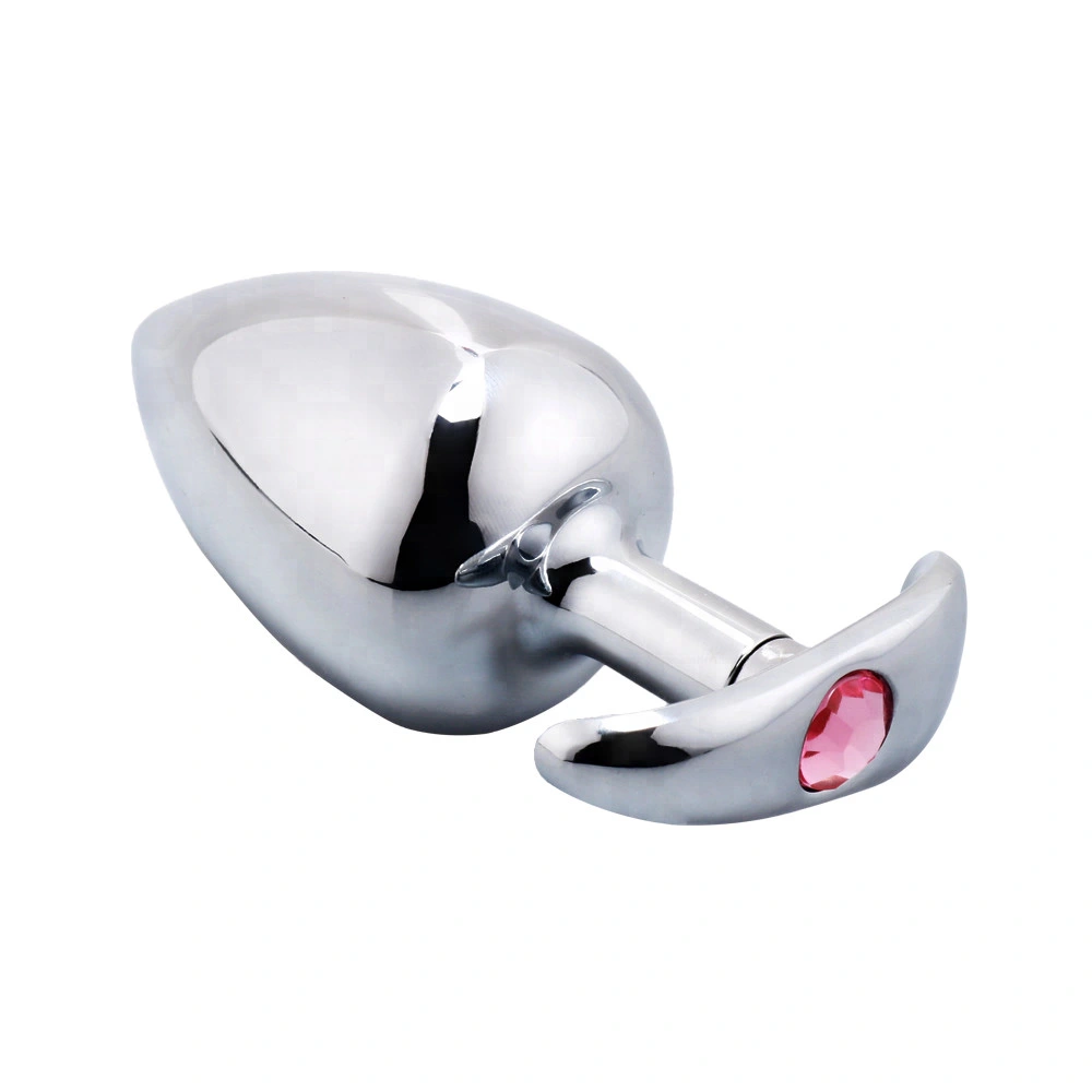 Hot Sale Anchor Anal Butt Plug Anchor-Shaped Handle with Jewel Silver Small Medium Big