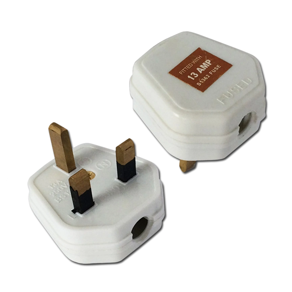 Ru Electric PC Plug 13un enchufe de alimentación superior fusionados