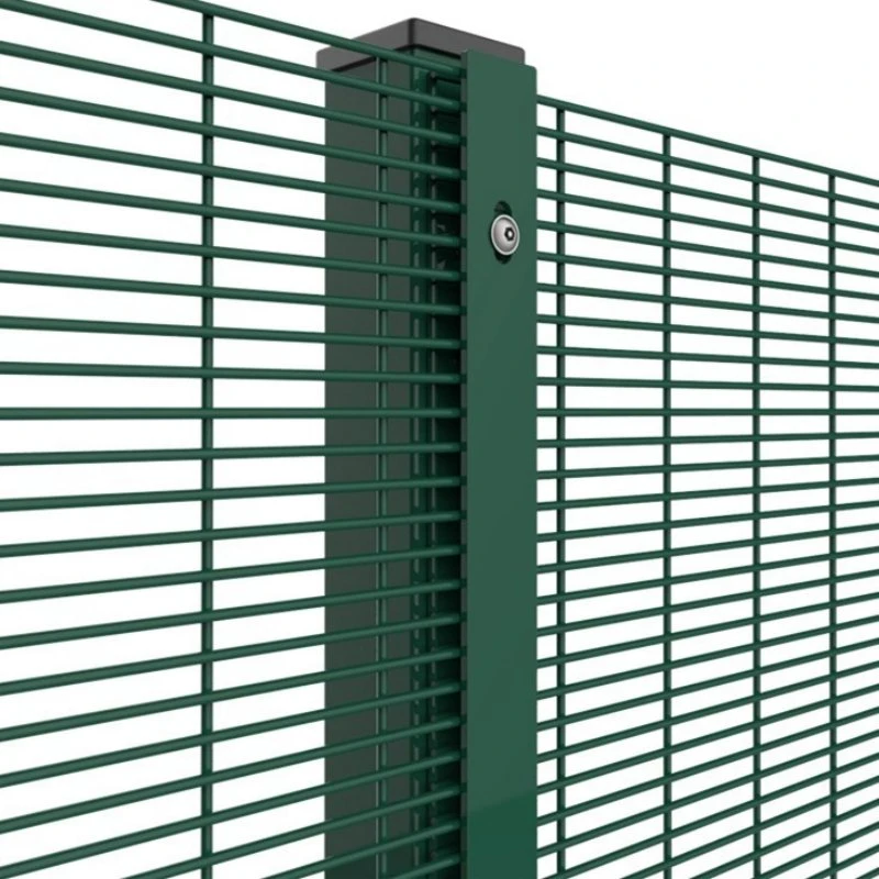 Фабрика в Китае по производству панелей защитных заборов 358 с порошковым покрытием Сетчатый забор с хорошим обзором 358 Забор с высокой защитой