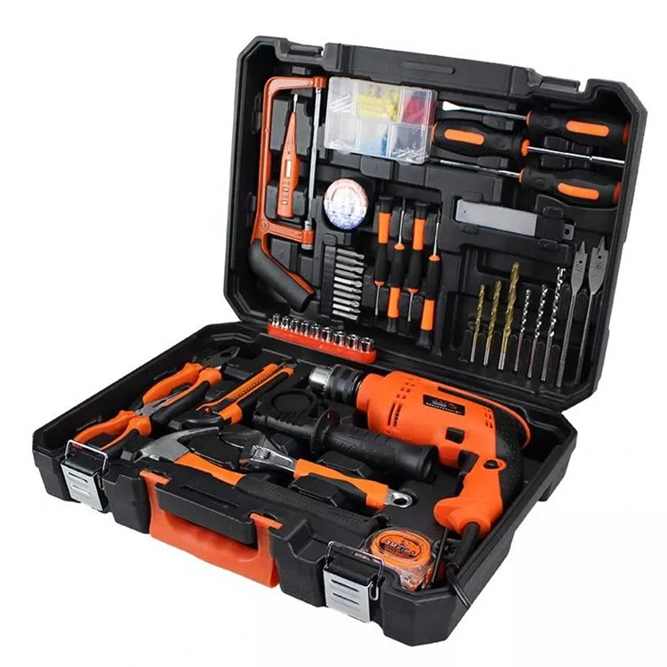 Kit de boîte à outils domestique, jeu d'outils électriques pour perceuse jeu d'outils électriques