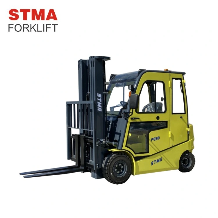 Stma Electric Forklift 3tonne Battery Fork Lift Truck with 5000mm Triplex Mast