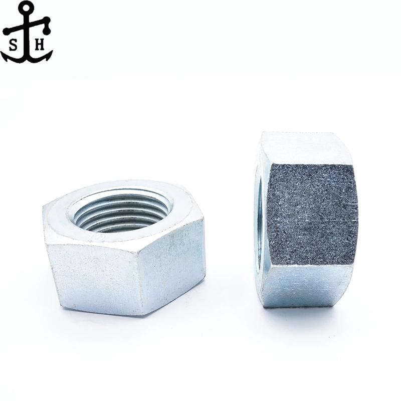 Big Hex Nuts Carbon Steel ISO 4166 Hexagon Nuts for Fine Mechanics Made in China