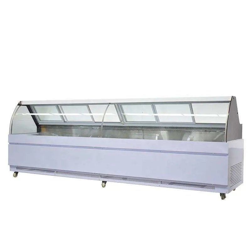 High Quality Meat Cooked Food Supermarket Refrigerator and Freezer Display Cabinet Equipment