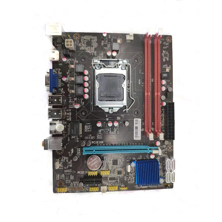 H61-1155 Computer Motherboard with 2*DDR3/4*SATA/4*USB