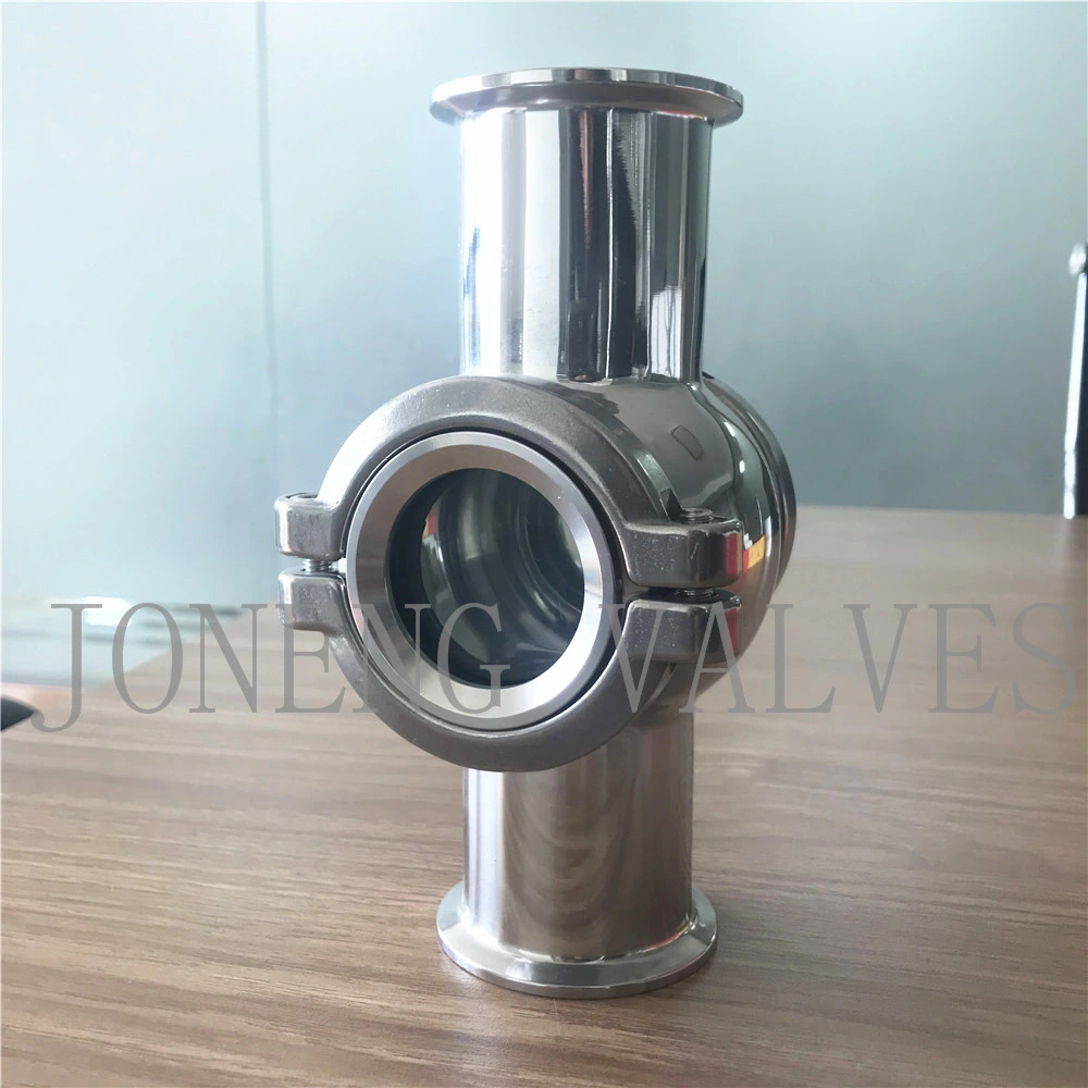 Joneng Stainless Steel Sanitary Cross Sight Glass Fittings (JN-SG 1010)