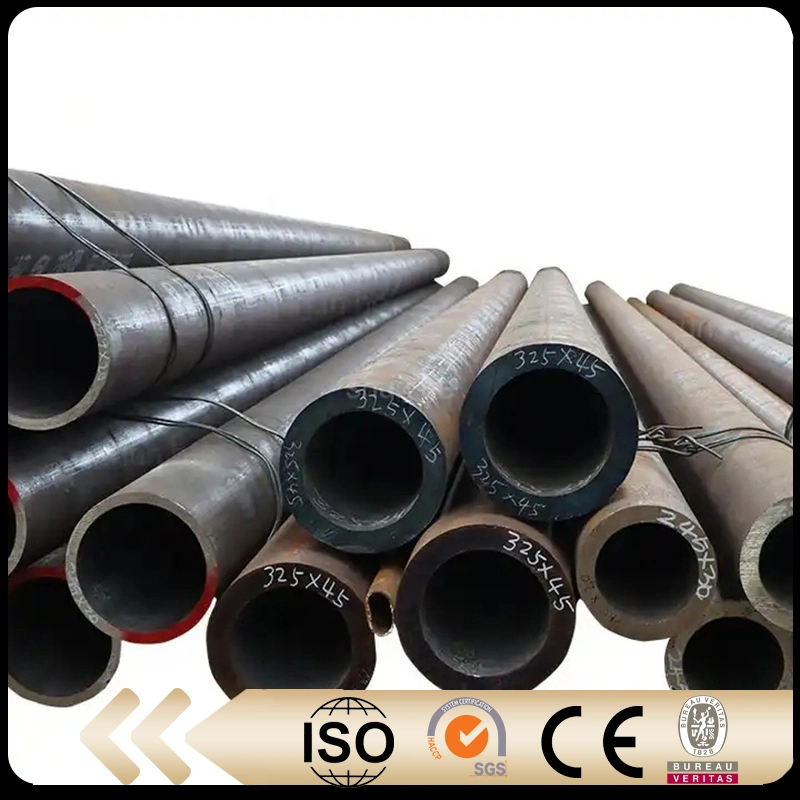 ASTM A36 A53 A192 Q235 Q235B 1045 4130 Sch40 10mm 60mm Hot Rolled Welded or Seamless Rectangular Round Carbon Steel Pipe for Oil and Gas Pipeline Construction