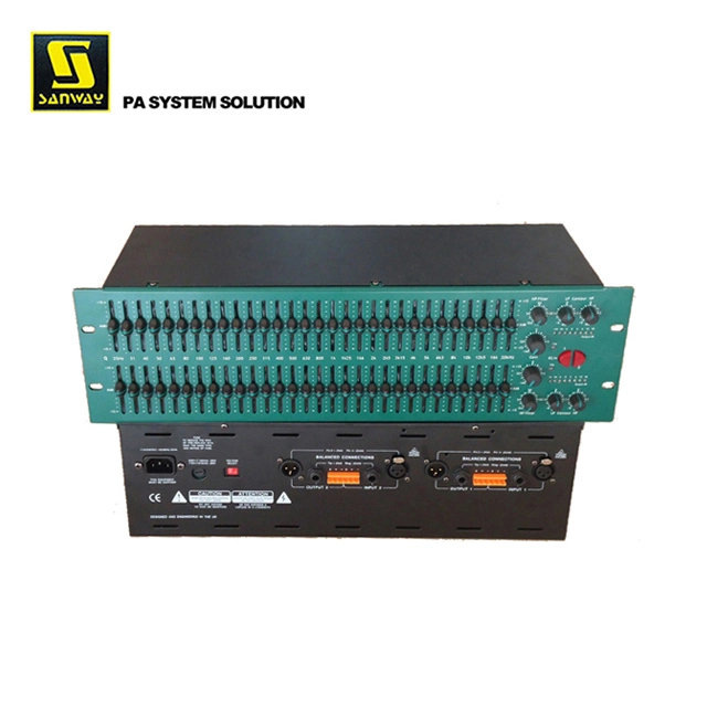Professional 30 Dual-Band Audio Ecualizador gráfico de FCS (966)