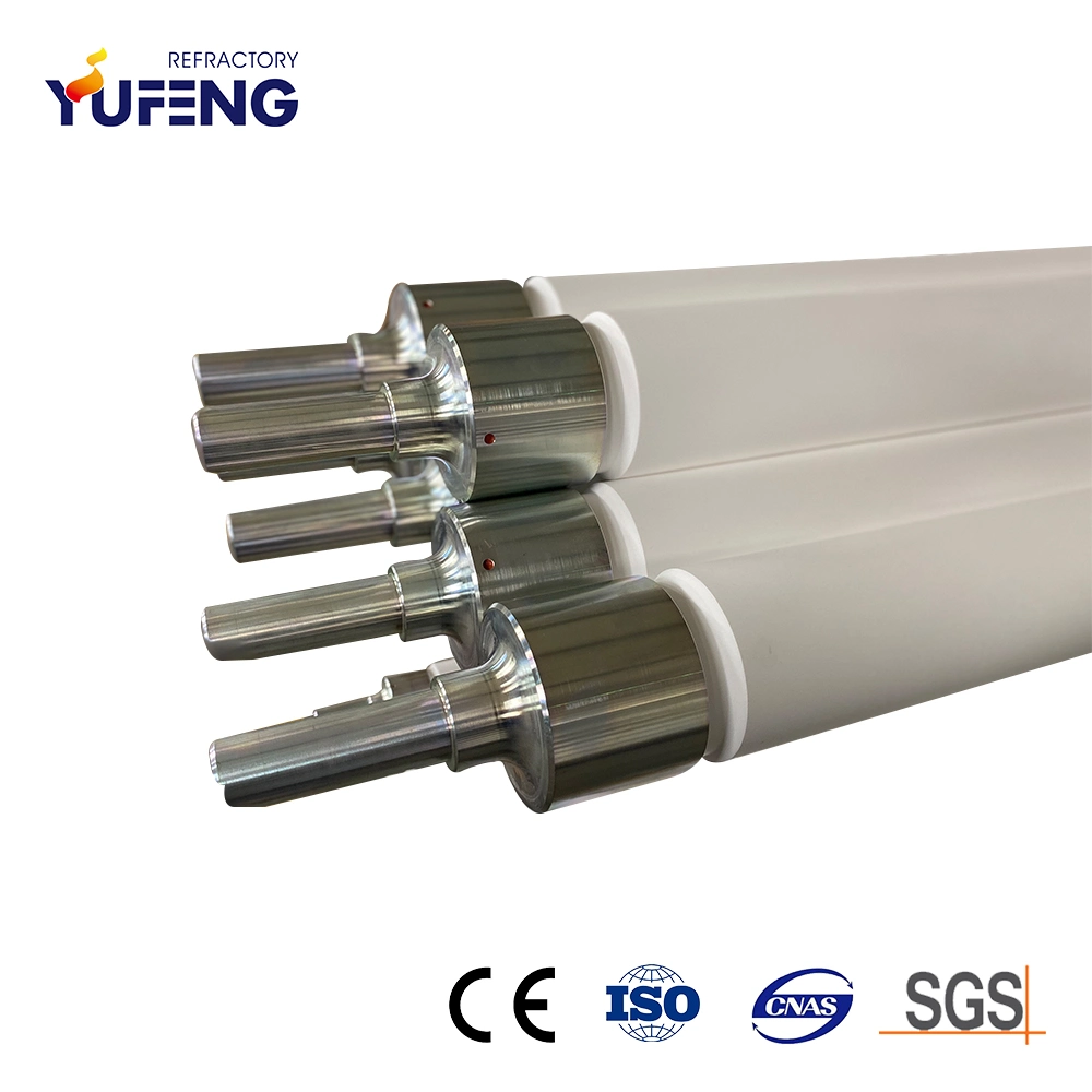 Thermal Shock Resistance Fused Silica Ceramic Roller for Float Glass Production Line