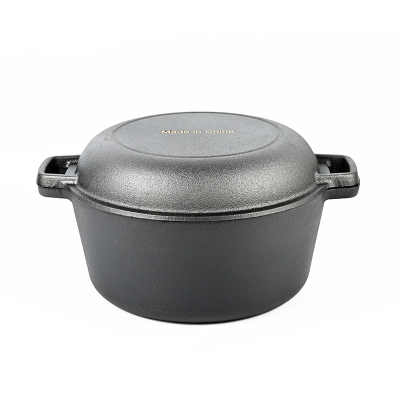 Pre Seasoned Cast Iron Dutch Oven Sets with Lids for Outdoor