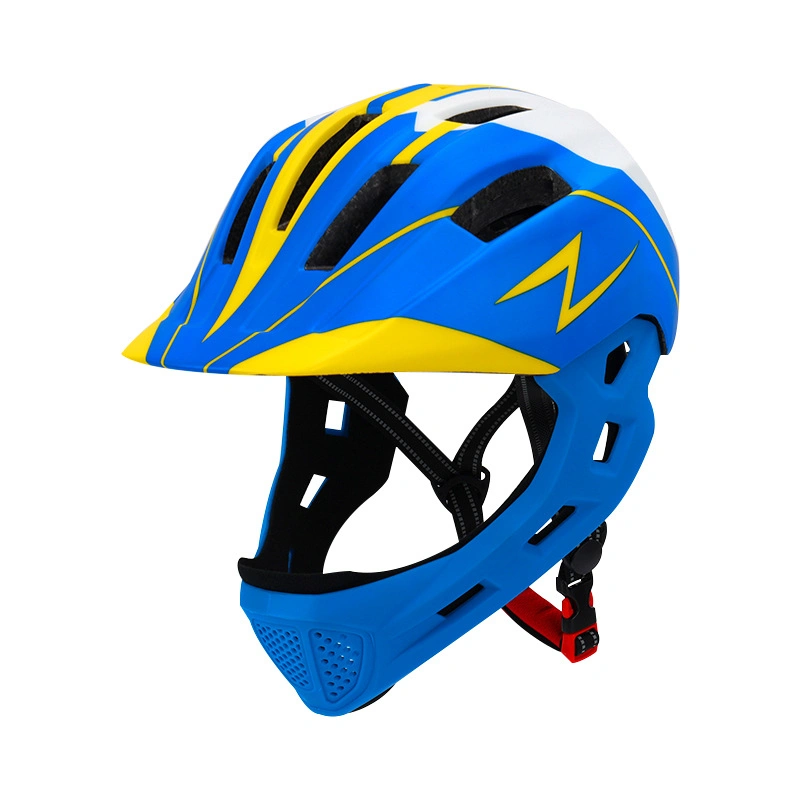 Open Full Face Sport Safety Kids Bicycle Helmet