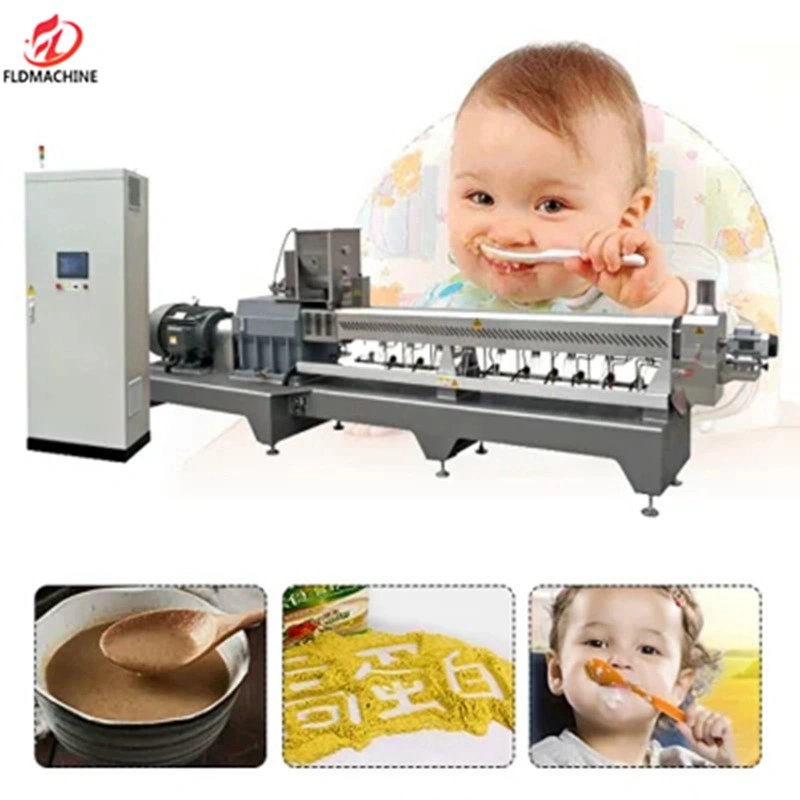 Baby Instant Rice Maize Nutrient Puree Porridge Food Processing Machine Equipment Production Line