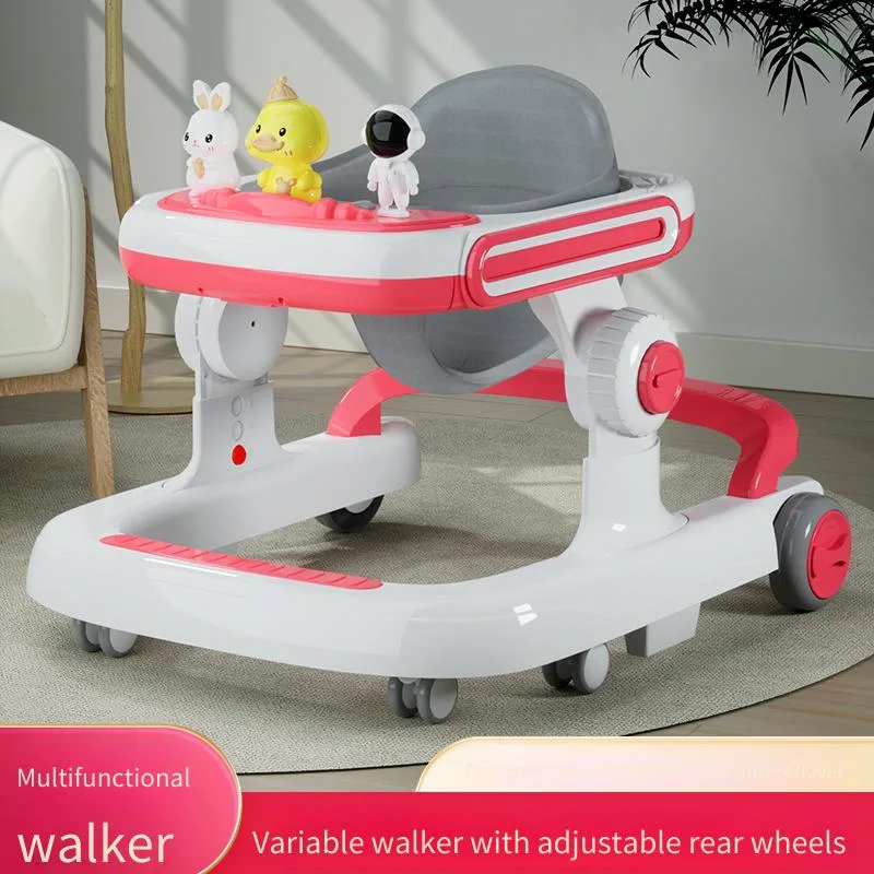 New Modern Toddler Push Walking Toys Vehicle Sit to Stand Baby Anti-O-Leg Anti-Rollover Music Multi Function Baby Walker