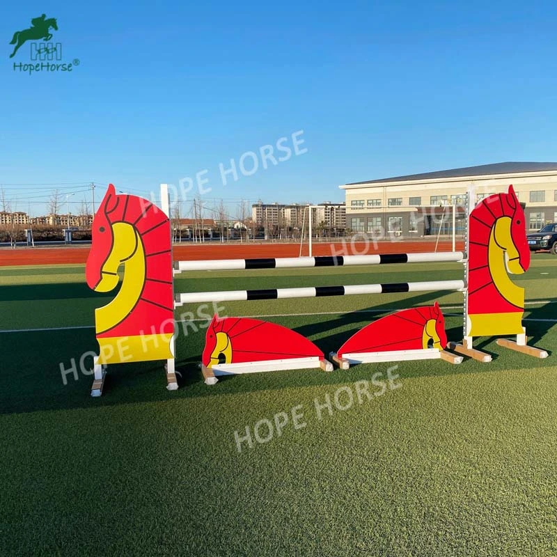 Competition Standard Horse Equipments Aluminum Solid PVC Horse Show Jumping