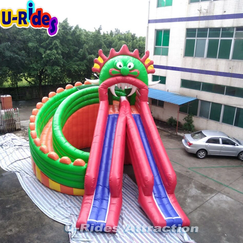 Gragon style Inflatable Removable Water Park Game