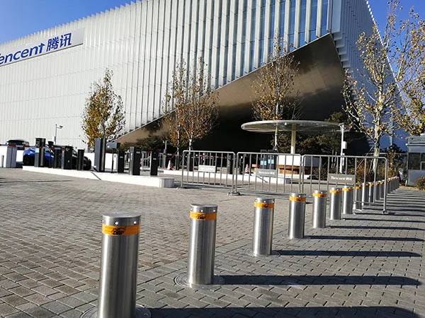 304/316 Stainless Steel Flexible Rising Bollards for Traffic Security Solution