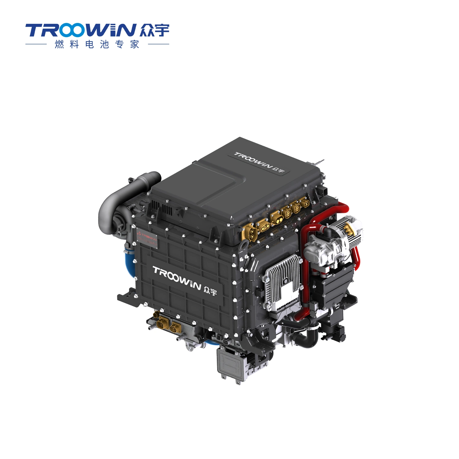 Sistema de celda de combustible para vehículos Troowin de la serie Twlq 80-120kW Power Generador aplicado a autobuses de la Ciudad