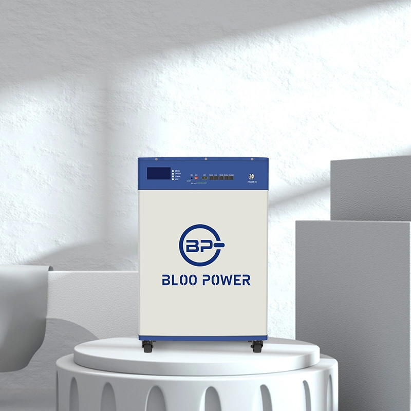 Bloopower 5kw OFF Grid Lithium-Batterien für Home System USV Lösungen Appliance Hohe Energiedichte Leistung