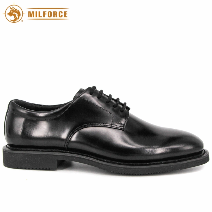 Wholesale Lace - up 100% Cow Leather Men Oxford Dress Shoes Hand Made Duty Shoes