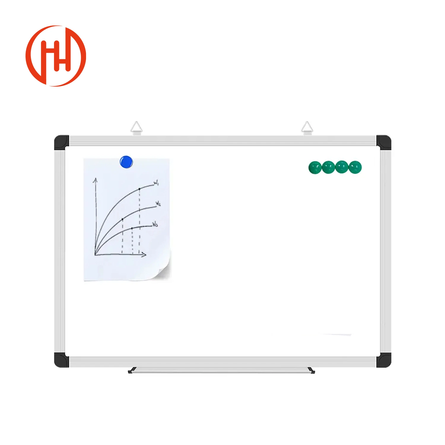 Double Side Use Foldable Magnetic White Board School