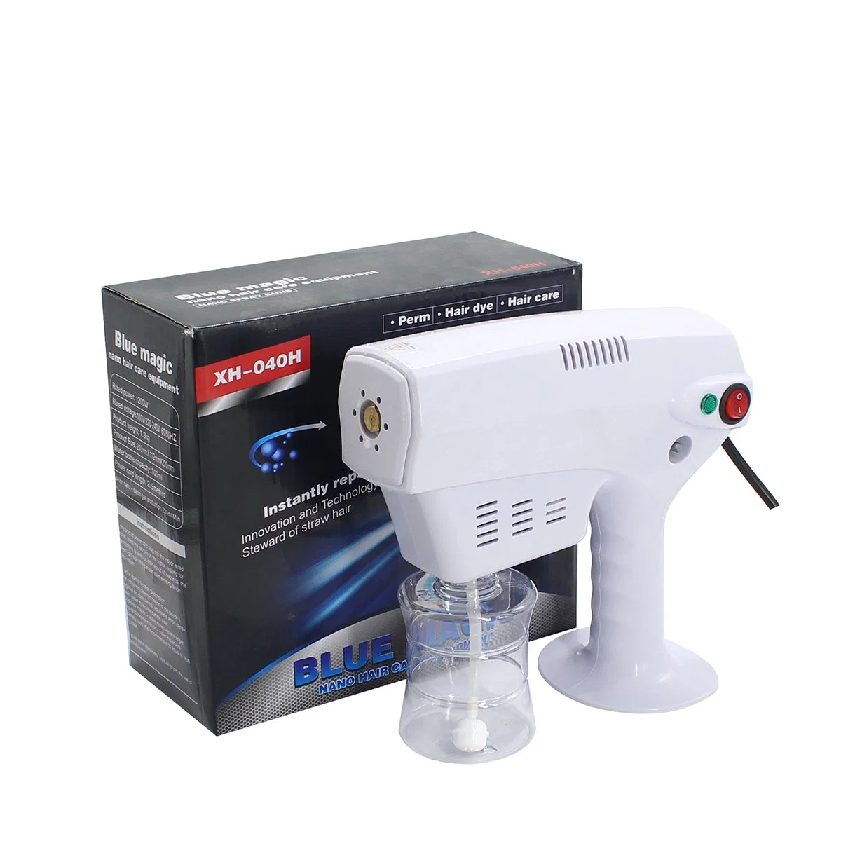 Wireless Mini Disinfection Sprayer Machine 300ml Blue Ray Sterilizer Spray Disinfection Gun Atomizing