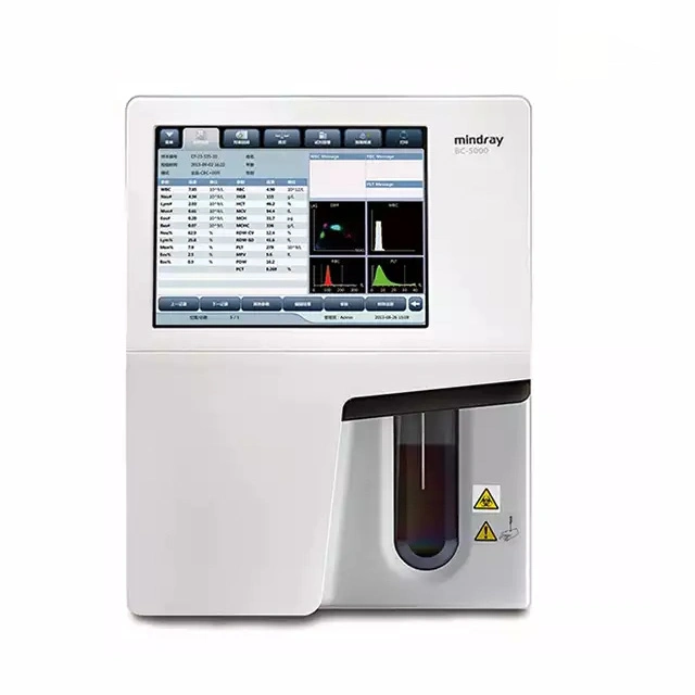 Used Mindray Hematology Analyzer Touch Screen 5 Part Bc5000 Auto Blood Cell Cbc Counter Machine Price