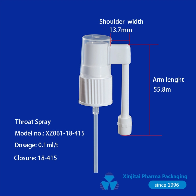 0.1ml Dose Oral Mouth Throat Pump Sprayer with Long Nozzle