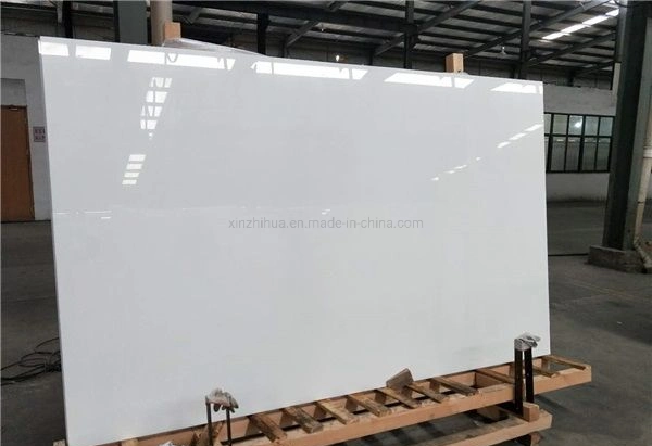 White Crystallized Glass Marble Slabs/Tile/Wall Cladding/Floor Covering/Interior Decoration/Stage Face Plate