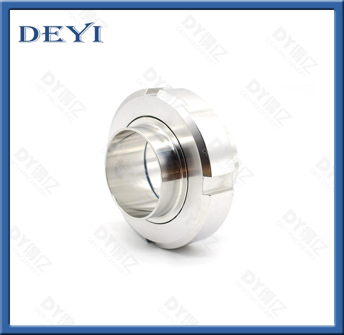 Deyi Sanitary Stainless Steel Pipe Fittings Clamp Ferrule Complete Union Set (1X Weld Ferrule + 1 X Clamp + 1 X Gasket+1 X blind cap)