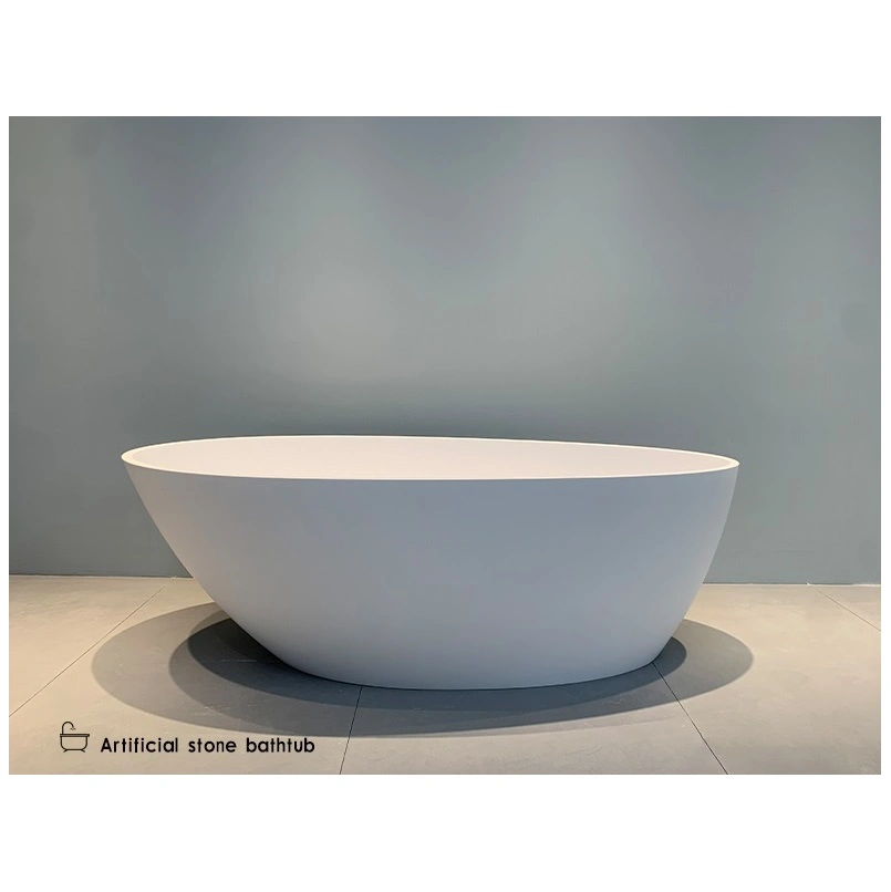 Stand Alone Bath Tub Stone Solid Surface Bathtub