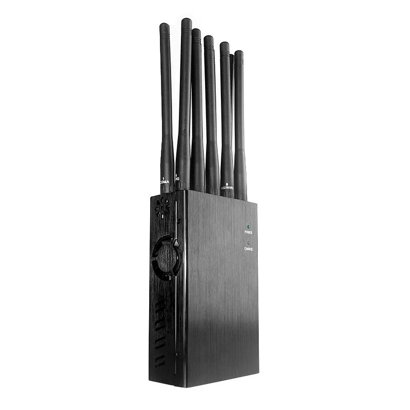 Portable Multi Band WiFi 10 Band Car Cell Phone GPS Locations GSM Jammer Mobile Signal Jammer