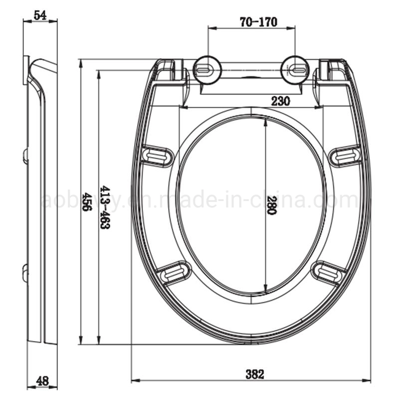 Western Round Home Bathroom Best Price for Sale Toilet Lid Online