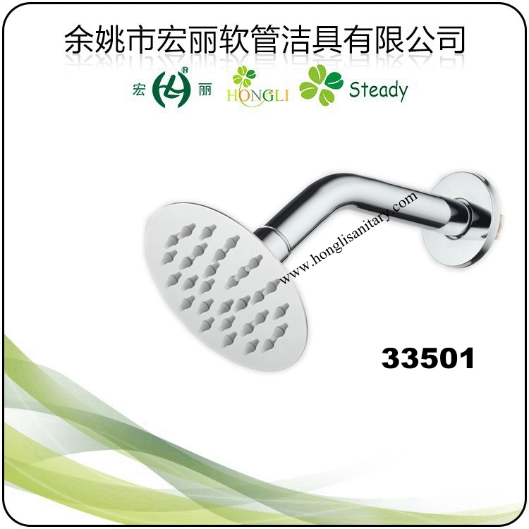 33511 Stainless Steel Shower Head with Stainless Steel Arm