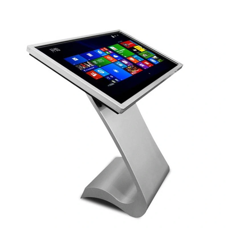 USB Interface White 32 Inch Touch Screen Kiosk with Remote Control