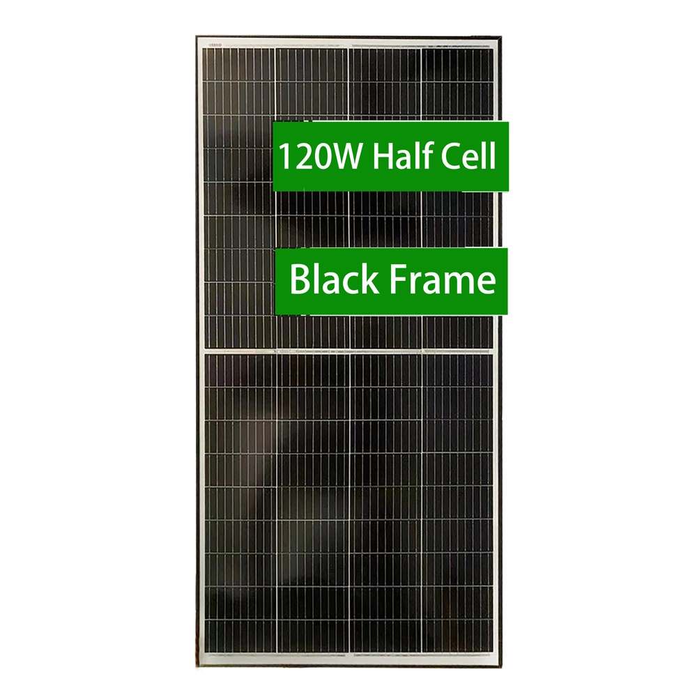 200 واط، 220 واط، 9bb، لوحة شمسية بنصف الطاقة صغيرة الحجم، متوقفة عن التشغيل نظام الطاقة الشمسية Grid Solar Power System