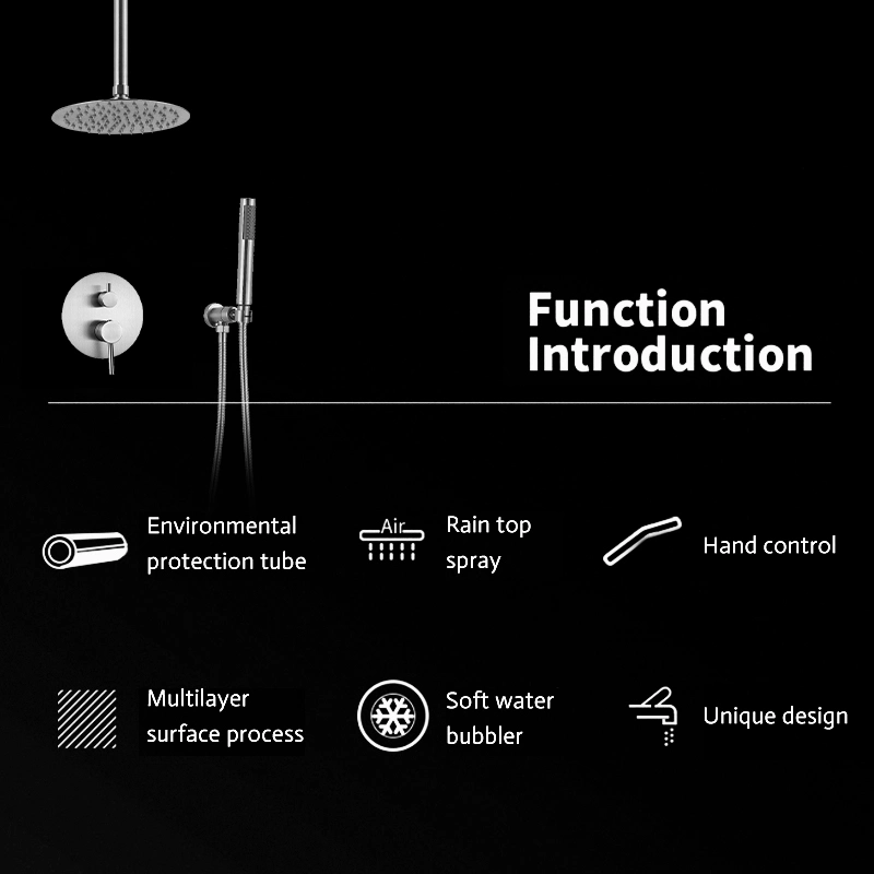 High quality/High cost performance  for New Concealed Inwall Shower Sets Faucet