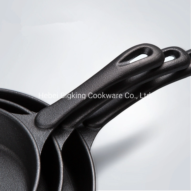 Amazon Top Selling Cast Iron Cookware with Long Handle Skillet Frying Pan 6" 8" 10