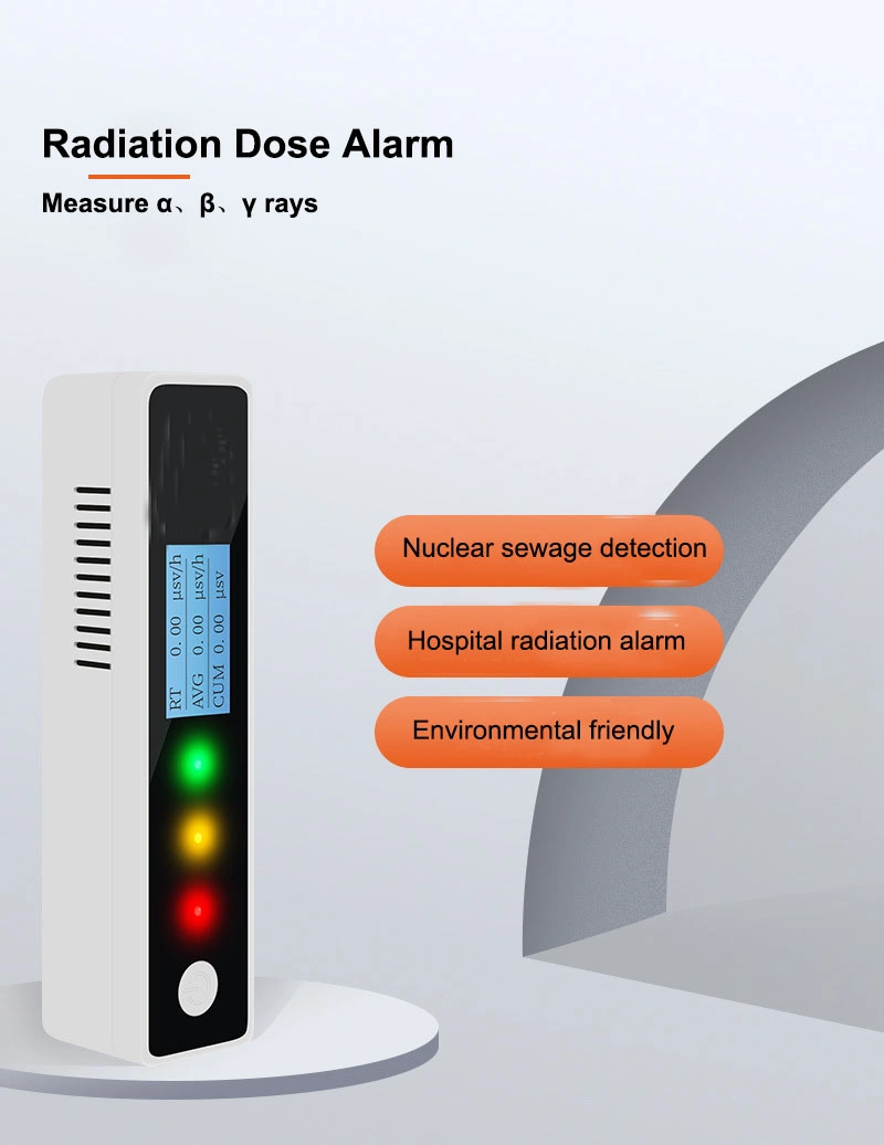 La radiación nuclear de alta precisión de detección de las aguas residuales de instrumentos de alarma Nuclear