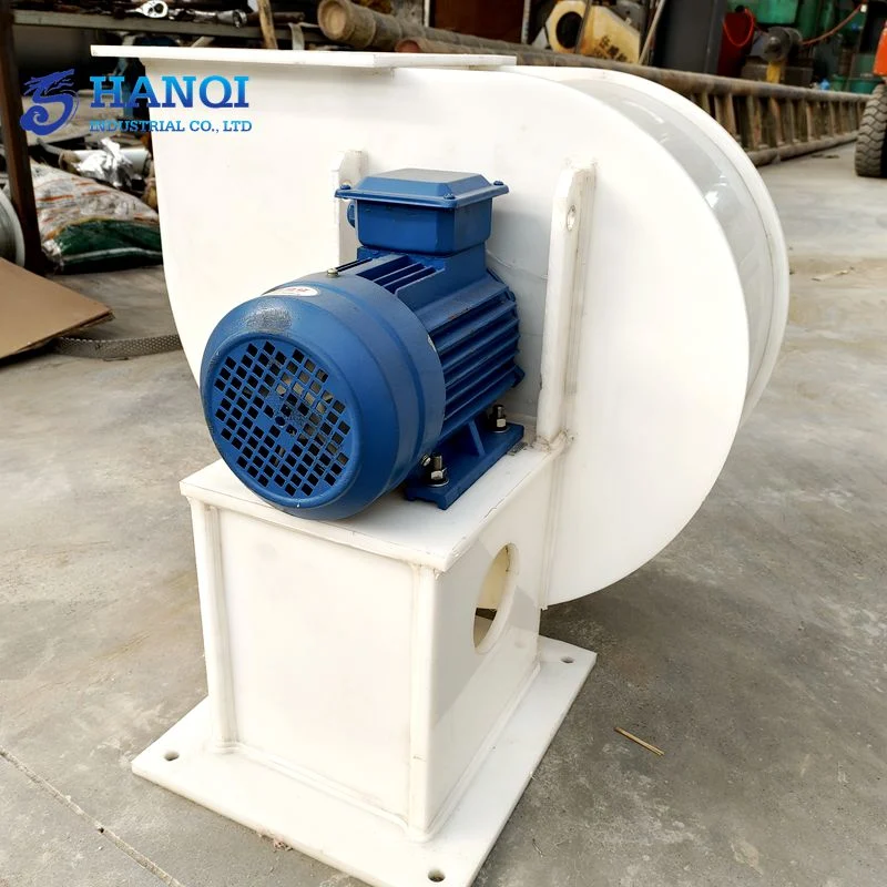 Laboratory PP Anti-Corrosion Plastic Centrifugal Fan 220V Ventilation Cabinet Fan Impeller Low Noise Centrifugal Fan