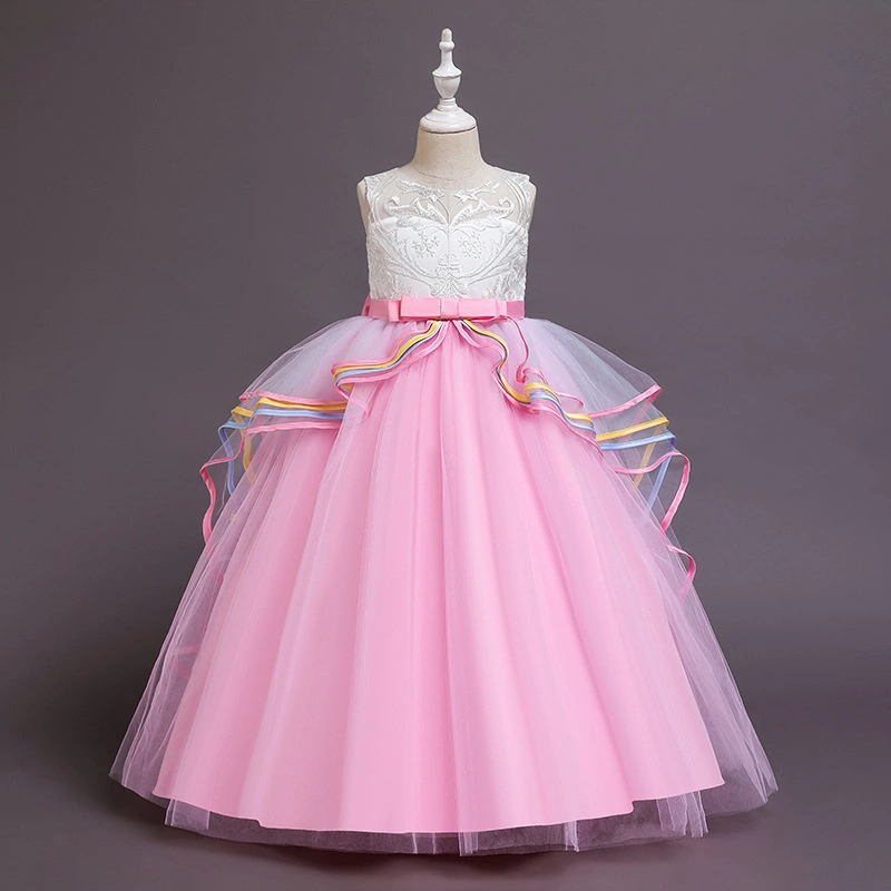 Hot Sale Kid Girl Party Wear Princess Lovely Lace Dress