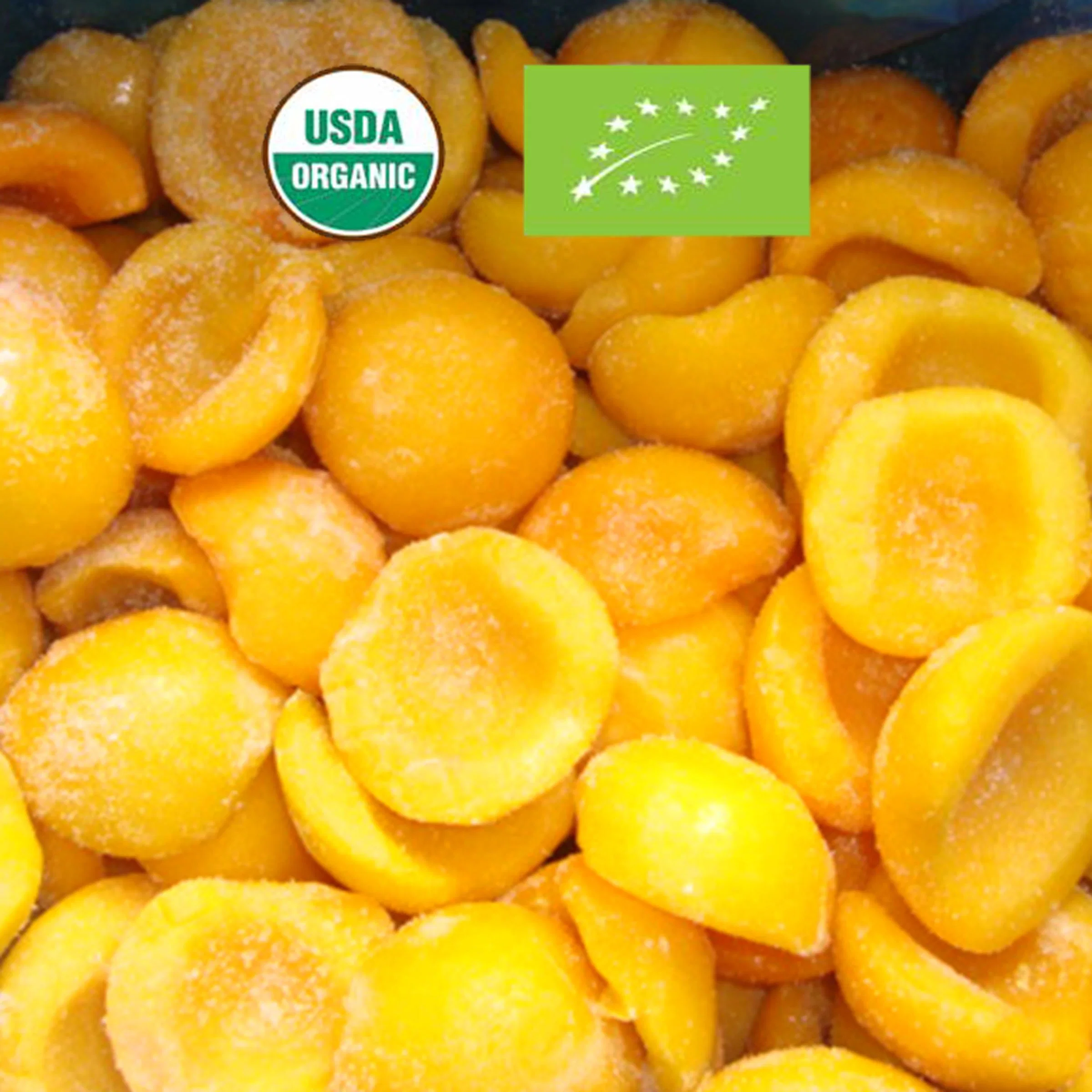 Nop EU Organic IQF Frozen Fruits Peach Halves, Dices, Slice From China