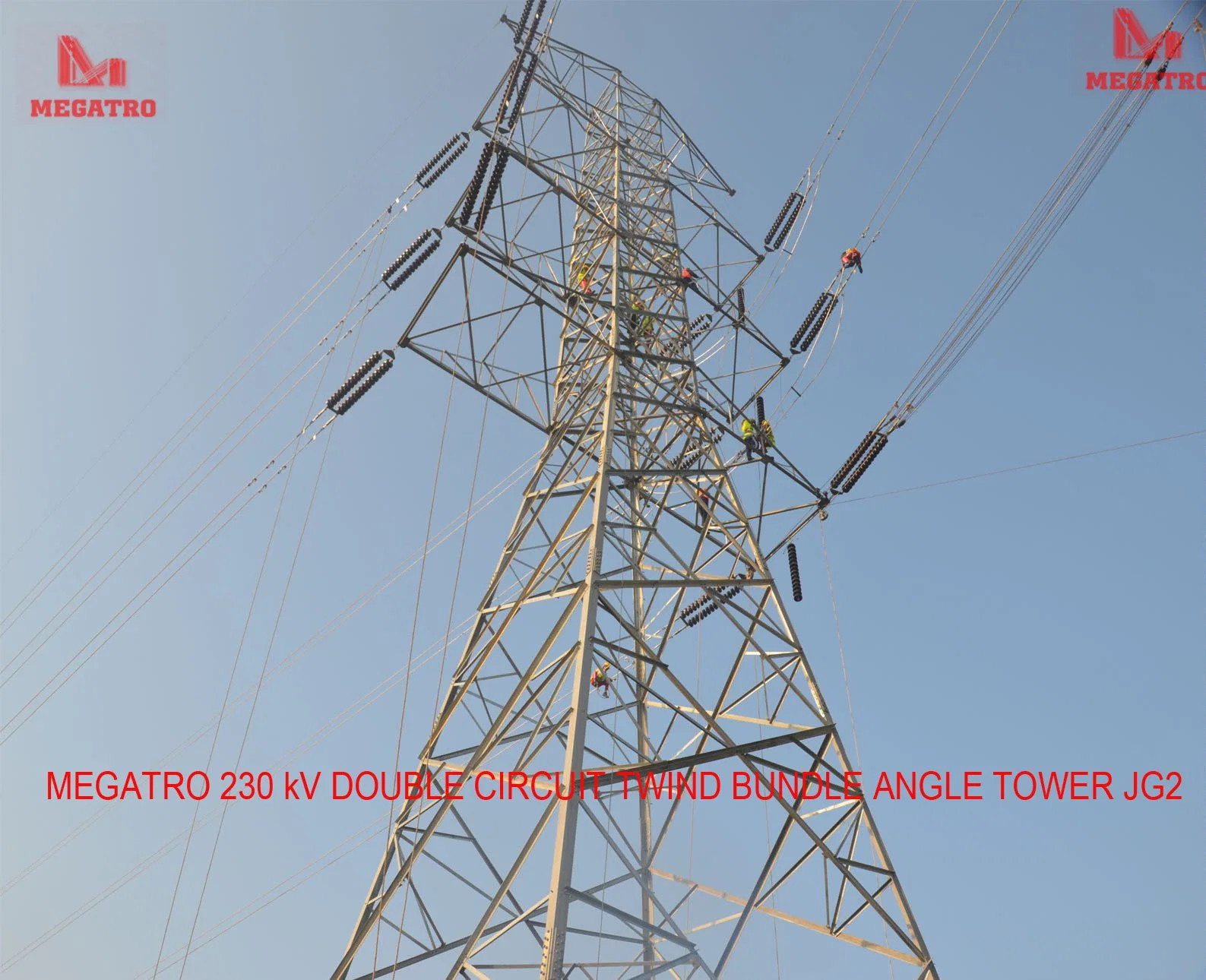 Mgatro 230kv Double Circuit Transmission Tower Mgp-Jg2-21