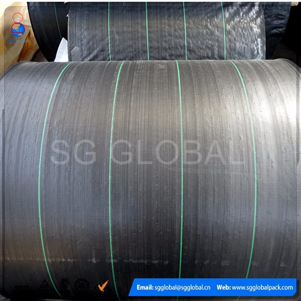 SGS China fabricantes anti-UV de plástico tejida PP negro Geotextile Heavy Duty de la agricultura de la tapa de masa de tejido de la barrera de bloques de jardinería paisajística el control de malezas Mat