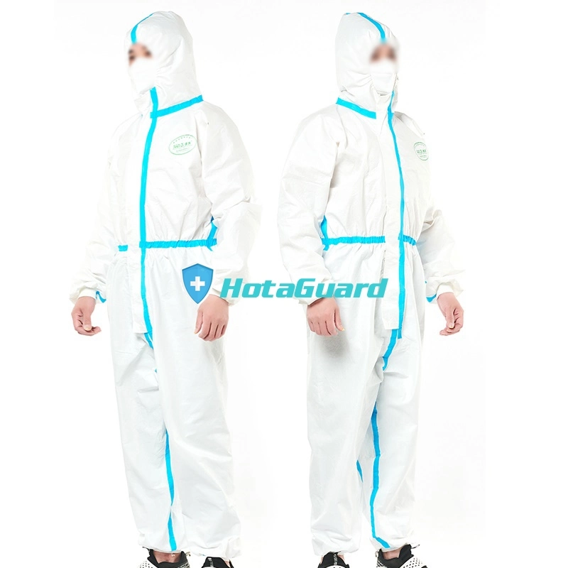 Professional Manufacture Disposable Medical Overall Protective Clothing for Hospital Virus Isolation