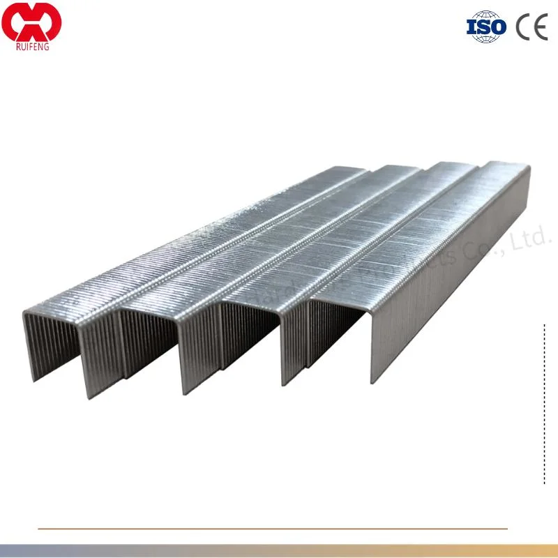 21 Gauge Galvanized 80 Series Staples for Staples Nailer for Furniture