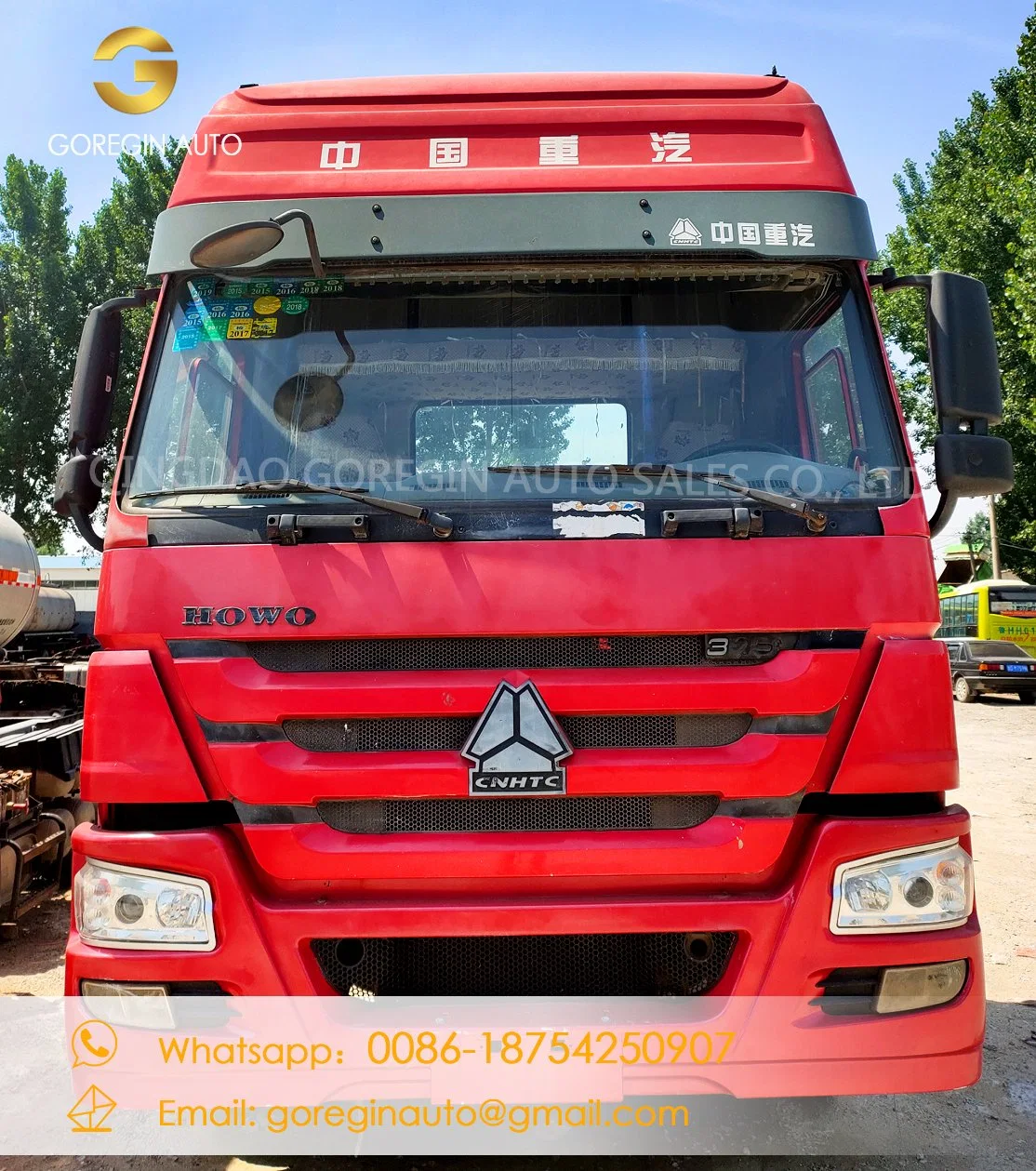 Sinotruk HOWO A7 6X4 3 Axle Tractor Trailer Head Truck for Sale Zz4257V3247n1b