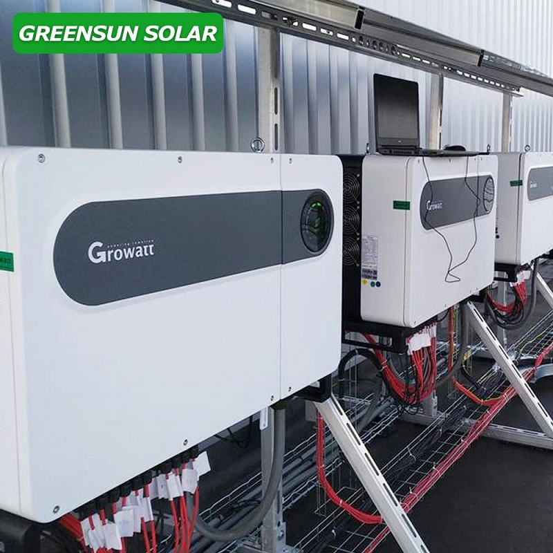 Growatt Wide Power Range 100kw 30kw 50kw 60kw 15kw 5kw on Grid Tied Solar Inverter with 10 Years Warranty