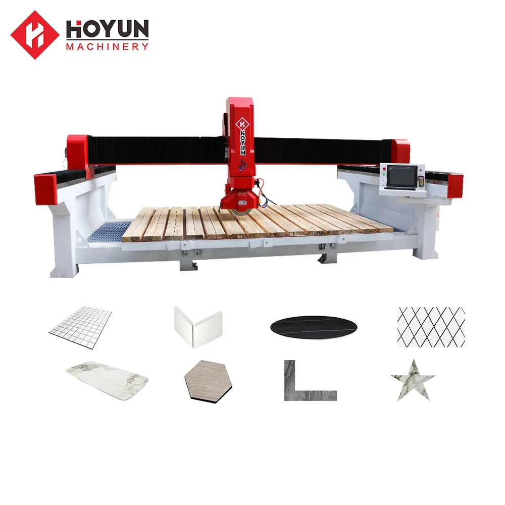 Hoyun Bridg 5 AXI Saw4axis 5axis CNC Stone Kitchen Router Máquina