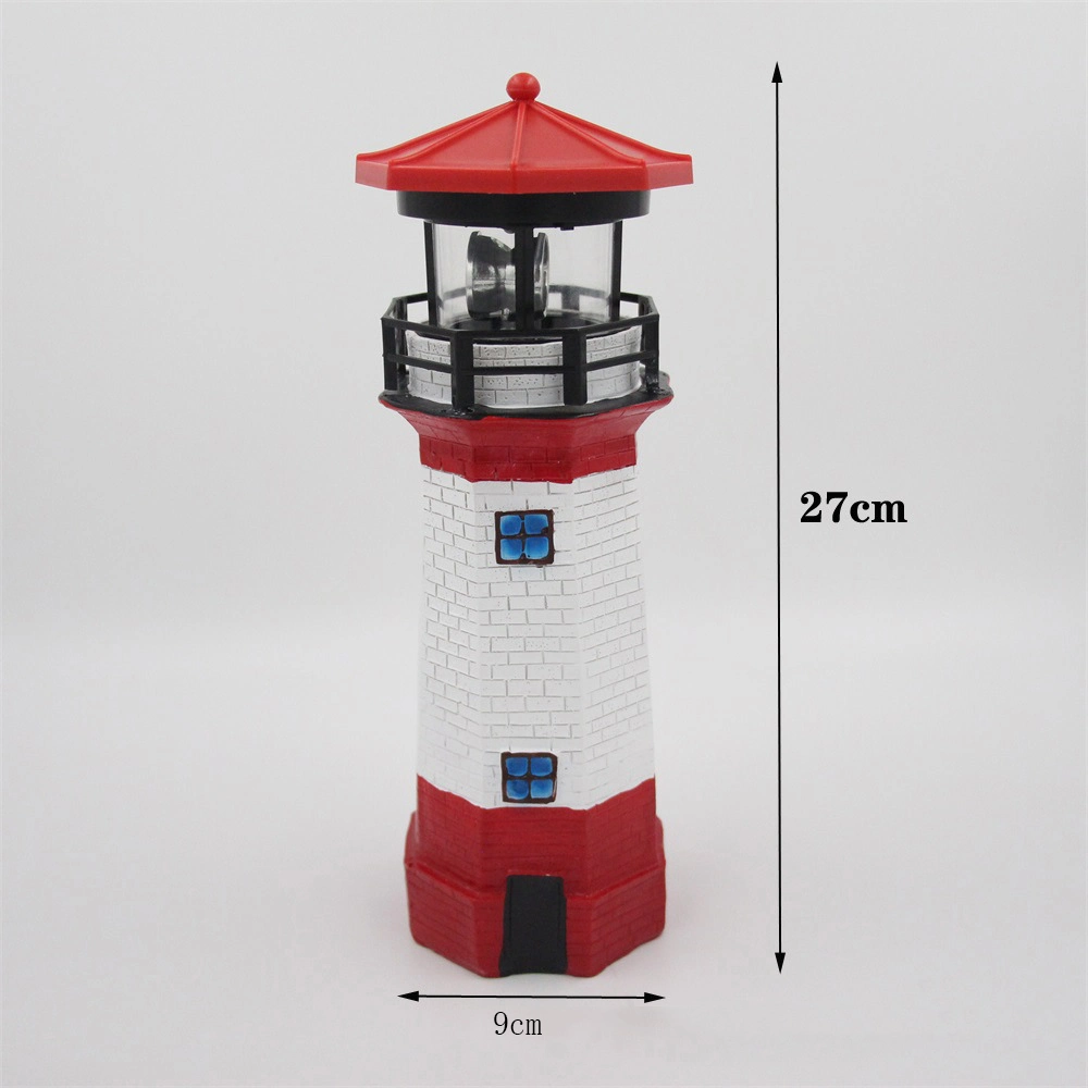 Custom Design Resin Replica Building Lighthouse for Home Decoration