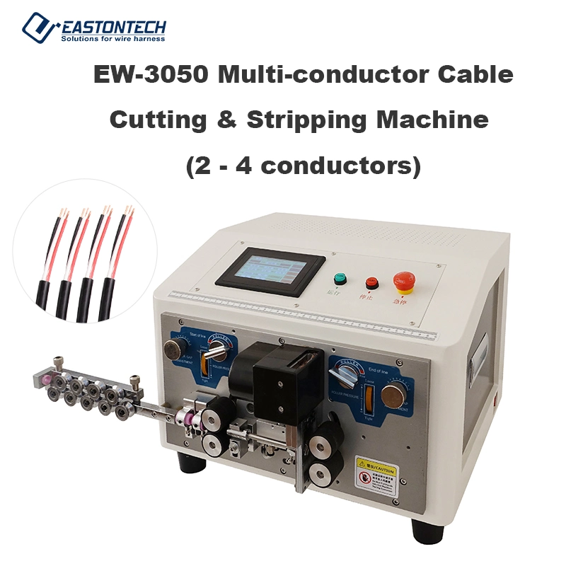 Electrónica totalmente automático de cable multi-core Chaqueta Corte Pelacables interior de la máquina para 1-6OD.