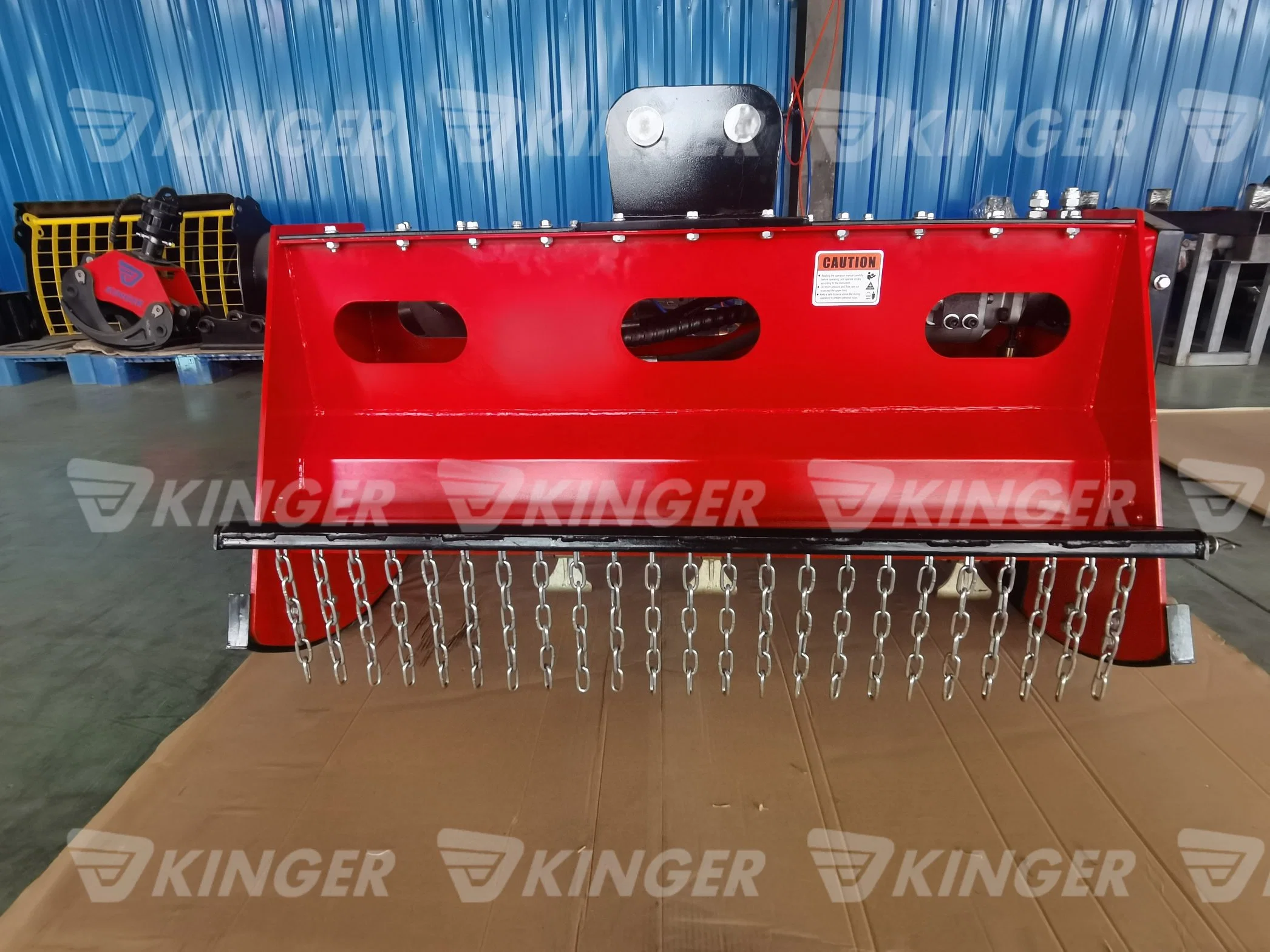 Kinger High Efficiency High Grass Cutting Garden Tool Roadside Grass Excavator Tractor Attach Long Reach Grass Cropper